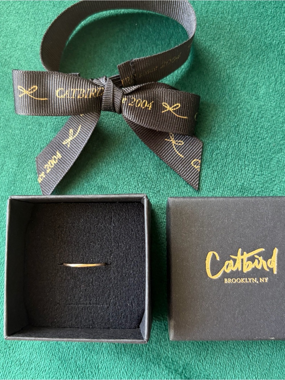 CATBIRD NYC Mignon Memory Ring Size 3.5